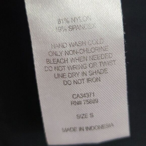 Gossip High Waisted Cheeky Strappy Bikini Bottom Solid Black Size Small 4/6 - Picture 7 of 7